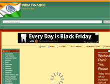 Tablet Screenshot of indiafinance.org
